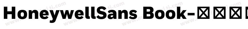 HoneywellSans Book字体转换